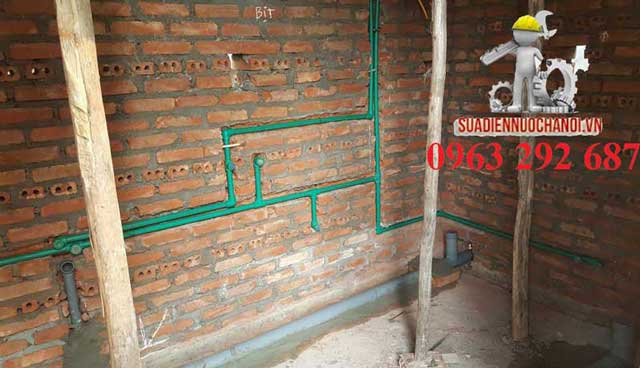 cách đi đường ống cấp nước nhà vệ sinh chuẩn