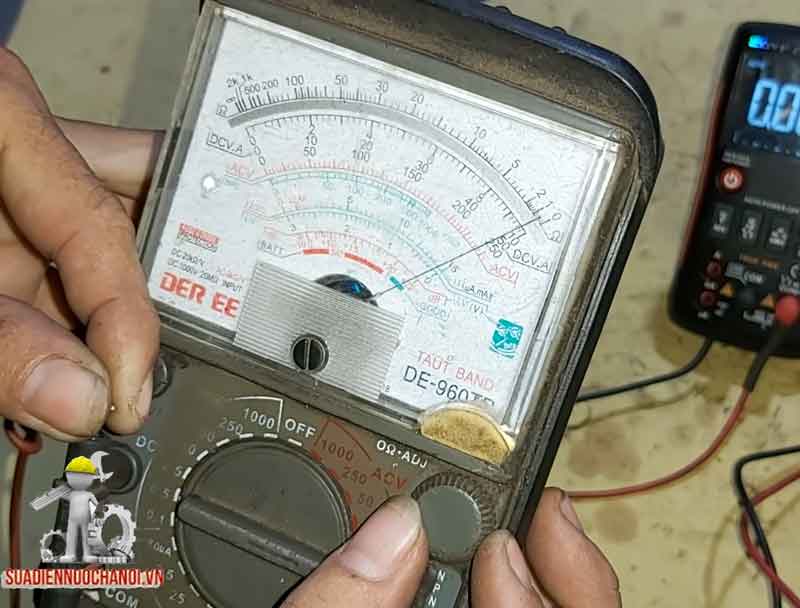 cách đo tụ quạt điện