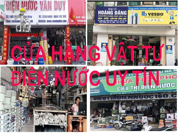 Địa chỉ cửa hàng  cung cấp vật tư điện nước tại hà nội