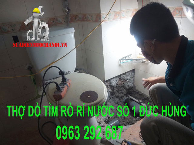 Bảng giá dò tìm rò rỉ nước dịch vụ Đức Hùng mới nhất 