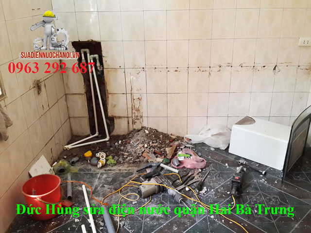 Đức Hùng chuyên sửa chữa điện nước quận Hai Bà Trưng Hà Nội