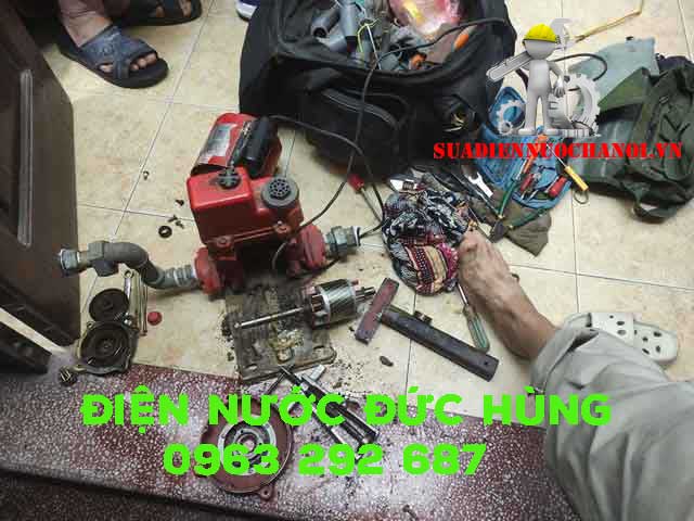Sửa máy bơm kêu to tại Phố Huế, Hai Bà Trưng
