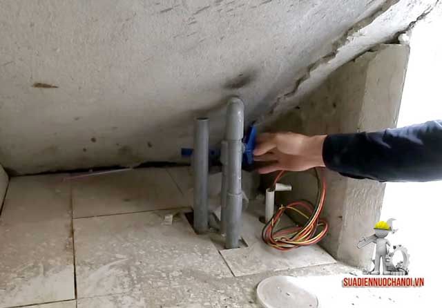 Bước 2 lắp đặt máy bơm nước gia đình