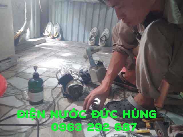 Sửa lỗi máy bơm tăng áp kêu to tại quận Cầu Giấy