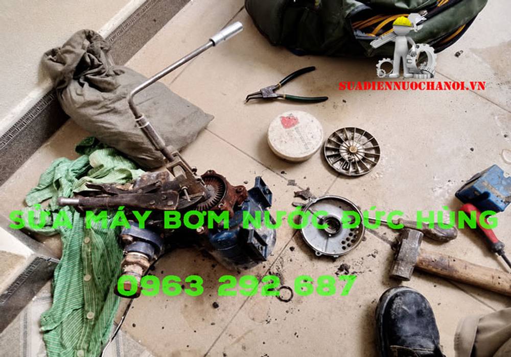 Sửa máy bơm nước nhà anh Hoạt 177 Tô Hiệu Hà Đông