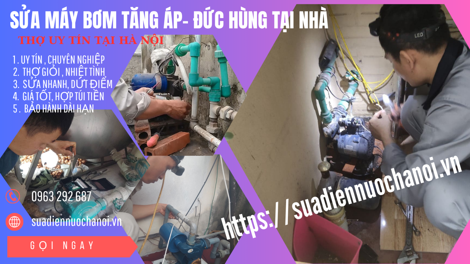 Thợ Sửa Máy Bơm Tăng Áp Tại Nhà Hà Nội Uy Tín Giá 150K